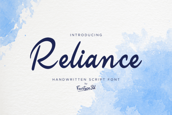 Reliance Font Poster 1