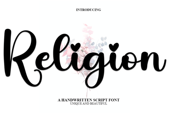 Religion Font Religion Font Poster 1
