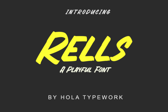 Rells Font Poster 1