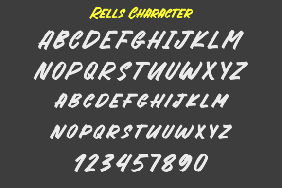 Rells Font Poster 4