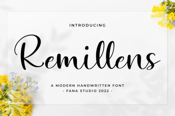 Remillens Font Poster 1