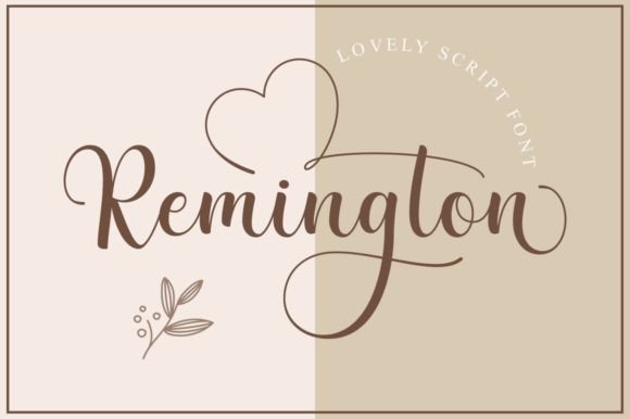 Remington Font Poster 1