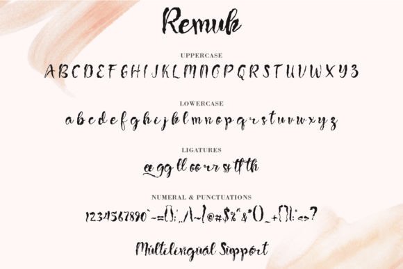 Remuk Font Poster 7