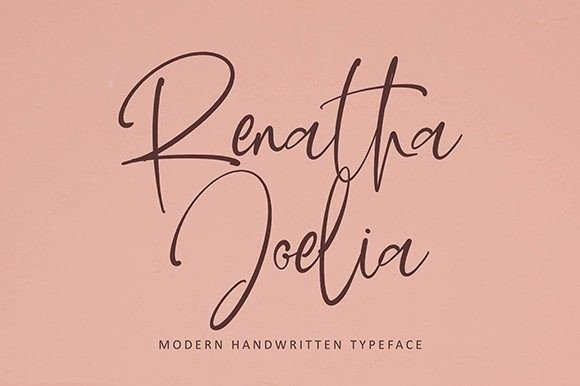Renatha Joelia Font Poster 1