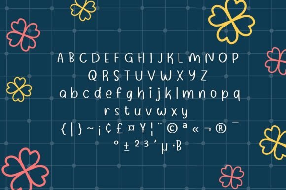Renulyia Font Poster 2