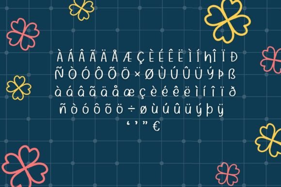 Renulyia Font Poster 3
