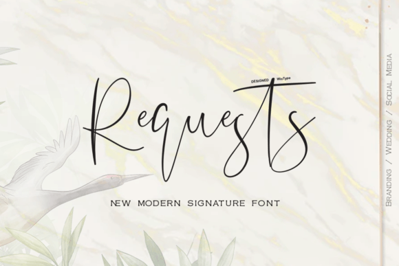 Requests Font Poster 1
