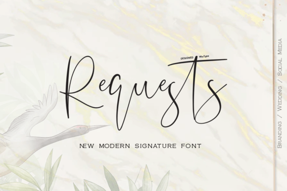 Requests Font Requests Font Poster 1