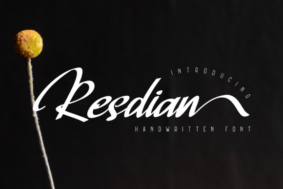 Resdian Font Poster 1
