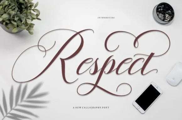 Respect Font Respect Font Poster 1