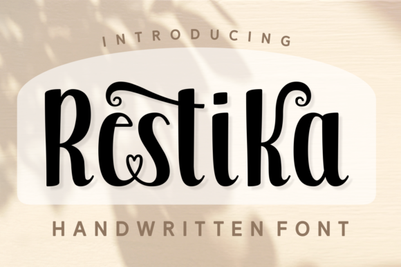Restika Font Restika Font Poster 1