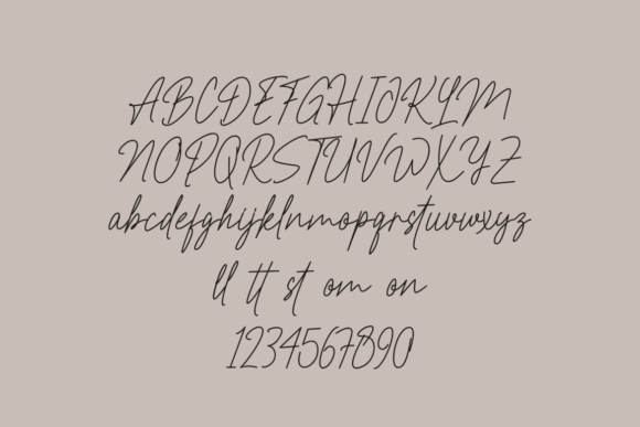 Restiny Sallmi Font Poster 6