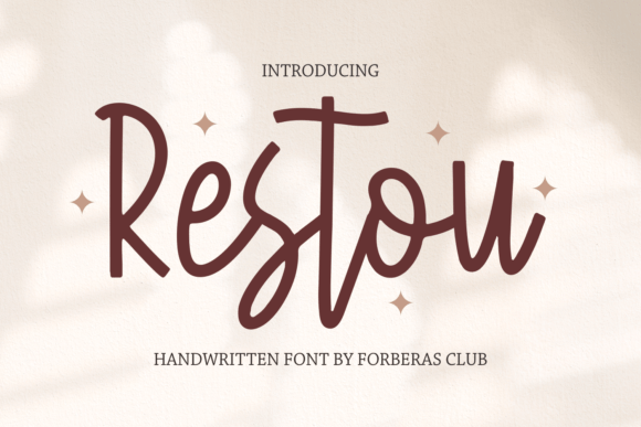 Restou Font Poster 1