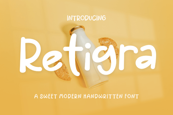 Retigra Font Poster 1