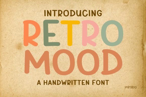 Retro Mood Font Poster 1