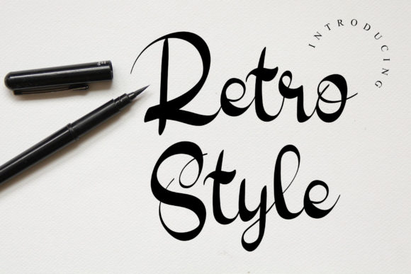 Retro Style Font Poster 1
