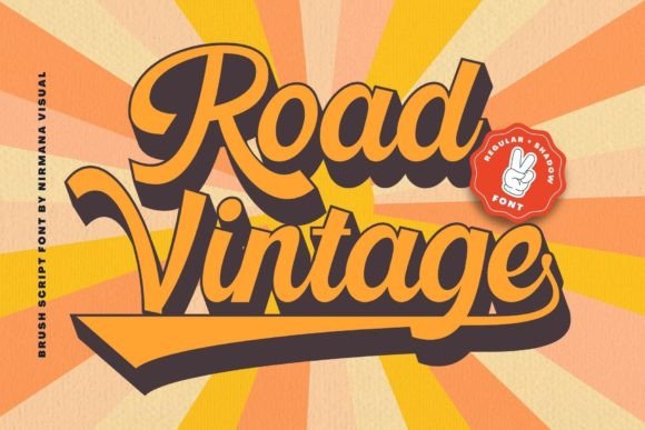 Retro Vintage Font Poster 3