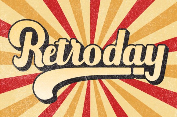 Retroday Font Poster 1