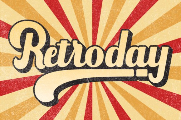 Retroday Font Poster 1