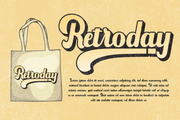 Retroday Font Poster 5