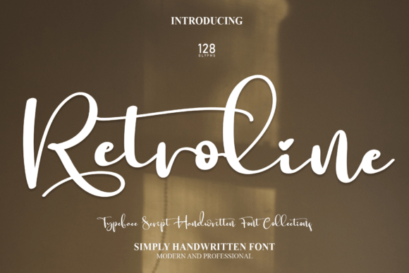 Retroline Font Poster 1