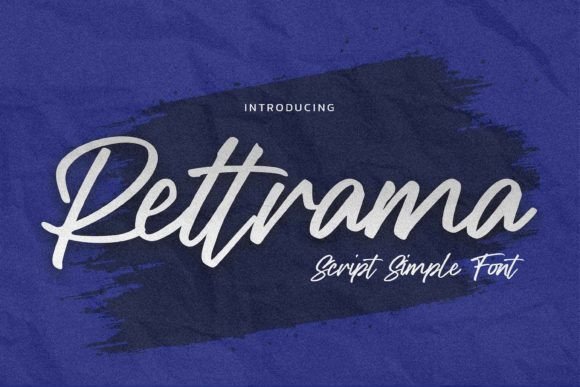 Rettrama Font Poster 1