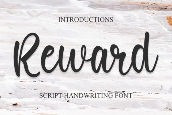 Reward Font Poster 1