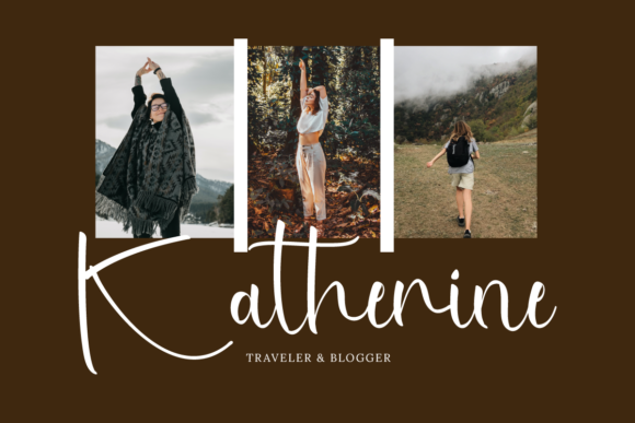 Rhianna Katrina Font Poster 4
