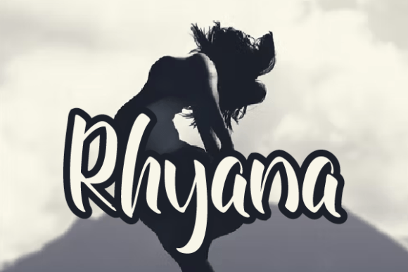 Rhyana Font Poster 1