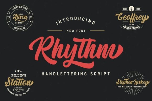 Rhythm Font Poster 1
