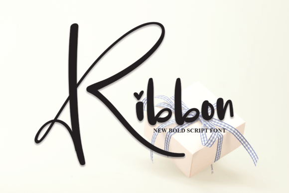 Ribbon Font Ribbon Font Poster 1
