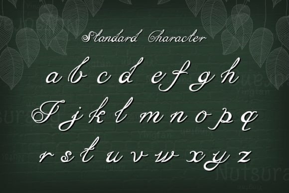 Ribbon Luxury Font Poster 5