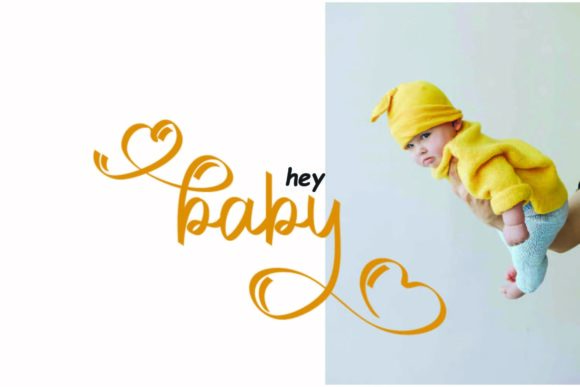 Ribbon Tie Font Poster 3
