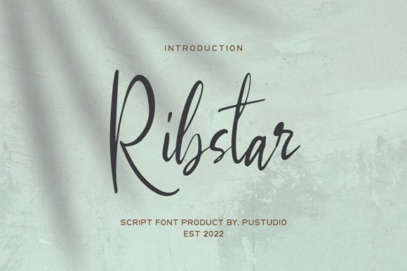 Ribstar Font Poster 1