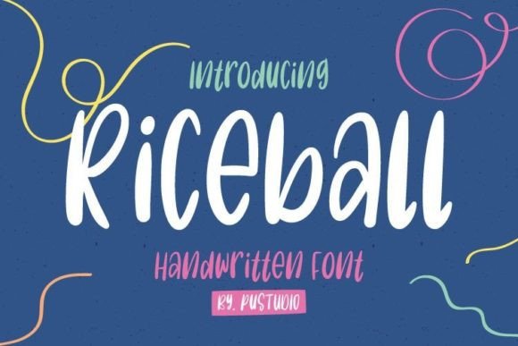 Riceball Font Poster 1