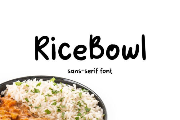 Ricebowl Font Poster 1