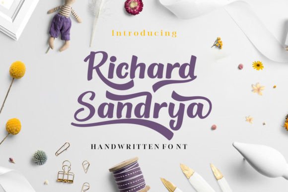 Richard Sandrya Font Poster 1