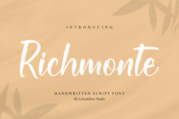 Richmonte Font Richmonte Font Poster 1