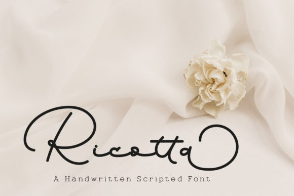 Ricotta Font Poster 1