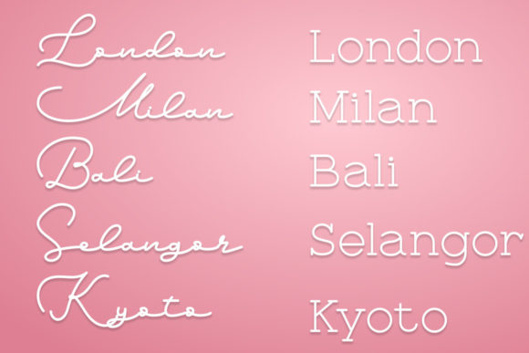 Ricotta Font Poster 5