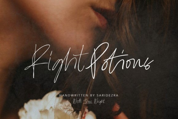 Right Potions Font Poster 1
