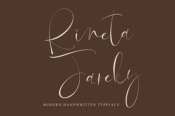 Rineta Fareky Font