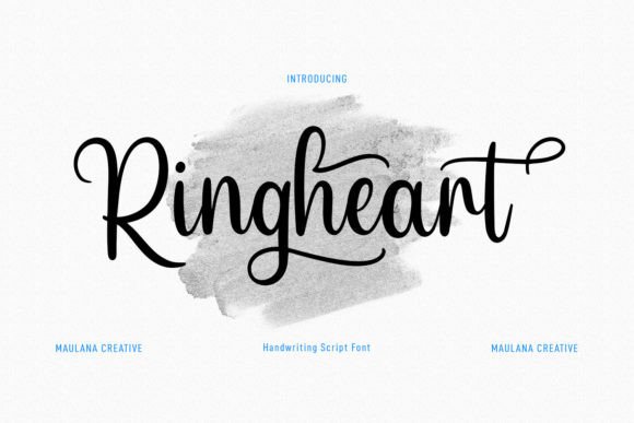 Ringheart Font Poster 1
