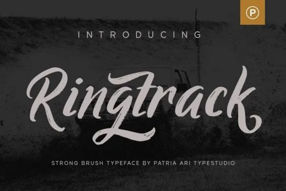 Ringtrack Font Ringtrack Font Poster 1