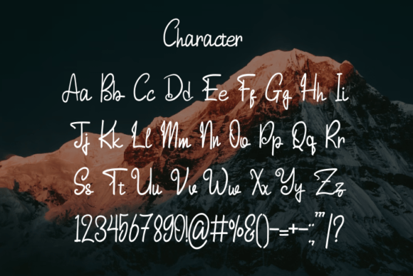Rissya Font Poster 3