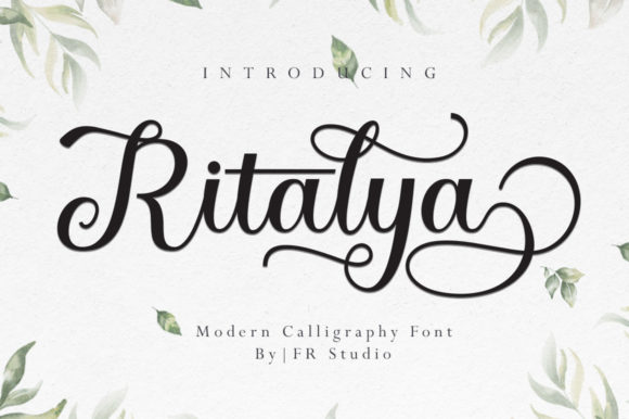 Ritalya Font Poster 1