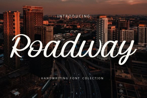 Roadway Font Poster 1