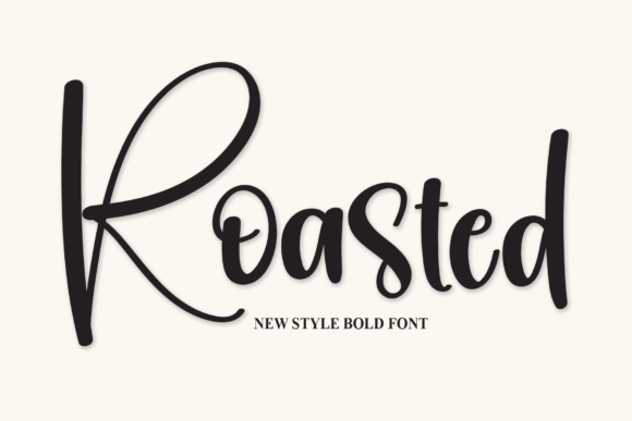 Roasted Font Poster 1