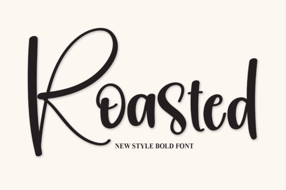 Roasted Font Roasted Font Poster 1