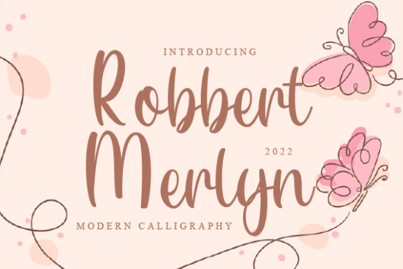 Robbert Merlyn Font Poster 1
